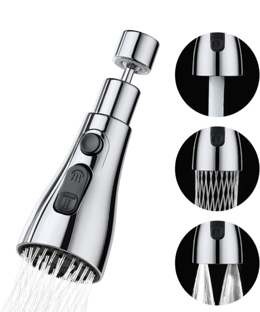 Tap Extender for Kitchen Sink – 360° Splash-Proof,