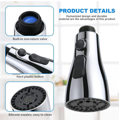 Tap Extender for Kitchen Sink – 360° Splash-Proof,